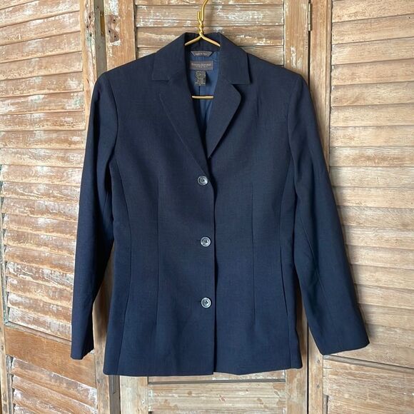Banana Republic Wool Blazer Made in Italy Size 2 - Picture 1 of 6